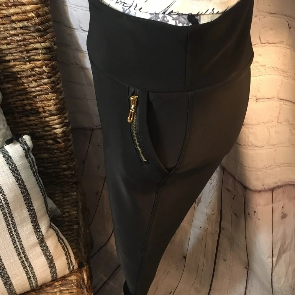 No brand thick side pocket leggings